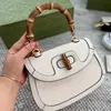 Сумки через плечо Crossbody Mini Diana Бамбуковые сумки Клатч Crobody Холщовый кожаный кошелек Кошельки Сумка Claic Letter Prints Съемный красный зеленый ремешок