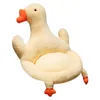 Doux Animal Canard En Peluche Oreiller Jouets Animal En Peluche Oie Coussin Canapé Intérieur Plancher Siège Chaise Décor Tapis D'hiver Beau Cadeau 50X50cm LA414