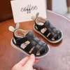 Baby Girls Boys Sandals Summer Infant Anti-collision Toddler Shoes Genuine Leather Soft Bottom Kids Children Beach Sandals 220708