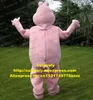 Costume da bambola mascotte Pink Pig Hog Piggy Porkling Costume da mascotte Costume da personaggio dei cartoni animati per adulti Nuovi prodotti Lancio di Carnival Fiesta zz7356