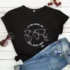 Women's T-Shirt If You Never Go You'll Know Travel World Women T Shirts Cotton Short Sleeved Graphic Tee Camping Clothing Drop TopWomen'
