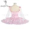 Handmade rosa roxo fada boneca variação balé competição traje tutu vestido personalizado desempenho profissional palco tutu bt2031