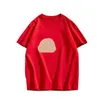 22SS Summer Men's WO Palm Tee Designer Casual Shirt Printing Embroidery Sports Tshirt Bear Clothing Kort ärm T-shirt Stor B10
