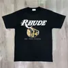 Rhude Limited Designer Los Angeles T-shirt Men Women 1 1 High Quality Tops Tea Short Mouw high-quality