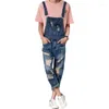 Jeans Men 2022 Mens Bib Overalls Fashion Denim Ripped Male Jumpsuit Tooling Trousers Size S-6XL