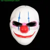 1 adet toptan PVC Cadılar Bayramı Maskesi Korkunç Palyaço Parti Maskesi Payday 2 Masquerade Cosplay Cadılar Bayramı Korkunç Maskeler F0715