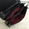 Mode femmes luxes sac à bandoulière célèbre designer classique Messenger dame Cross Body Bags sac à main femme fourre-tout sacoche sac à main chaîne noire en cuir PU