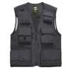 2022 New Style Vest Men Fishing Gilet Fashion Men's Sleeveless Spring and Autumn Vests Leisure Male Outdoor Jackets Photographer