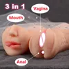 2022 Realistische Bruinachtige Huid Vrouw Vagina Ass Mannelijke Masturbator Deep Pocket Kut Zuigen Cup Sex Toys Voor Mannen masturbatie Y220408
