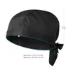 Другое выпекание шляпы Шеф -повар Hatscapscrub Caps Мужчины готовит Beanie Kitchenpirate Work Restaurant Service Mens Hair Skulls Blackuniform Catering BB