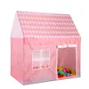 Quintal brincar dobrável tendas tendas crianças garotas menina castelo cubado casa bithday Gifts Outdoor Indoor Playground Toy