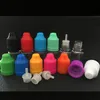 Garrafa de agulha de estimação garrafas de gotas plásticas de 5 ml de plástico limpa 5 ml e garrafa líquida para suco E-E-suco