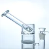 High quality bong glass hookah smoke with two sintering discs and turbo perc titanium nail & quartz rod bowl sidecar drill GB-444-1