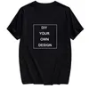 Cloocl Send Your Own Design Brand Picture Custom Men women diy cotton pocket tシャツ半袖カジュアルトップドロップ220607