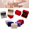 Double Ring Box Earrings Jewelry Packaging Case Storage Gift Jewelry Boxes Display Organizer Holder for Engagement Wedding