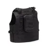 Men's Vests Functional Tactical With Waist Bag Men Fashion Pocket Hip Hop Techwear Streetwear Unisex Black Train Kare22