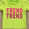 Citgeett Summer Kids Toddler Bebek Kız Giyim Seti Kısa Kollu Mektup Baskı T-Shirt J220711