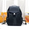 M30417 Designer Luxury luis handbags purse OUTDOOR Schoolbag Backpacks Taiga Eclipse Leather Backpack Size 37 45 19CM