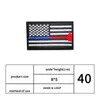 Uppfattningar Förenta stater i Amerika flagga broderad patch taktiska militära lappar märken grossist