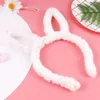 Hasenohren Stirnband Haarschmuck Plüsch Hasenohren Haarbänder Ostern Kopf Hoop Cosplay Party Kostüm für Mädchen Frauen