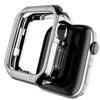 Apple Watch Series 7 6 5 4 SE Glossy Stainless Steel Protect Case Band Strap Cover