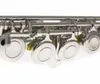 Flute Model 104 Nikkel Silver Cepated 16 holes C Key gesloten gloednieuwe student fluit