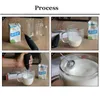 Cake gereedschap blender plastic   roestvrijstalen koffie melk drink elektrische garde mixer frother fooster keuken eierklopper handheld keuken