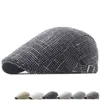 Casual Men Hats Retro Berets Hat For Women Cotton Visors Embroidery Fishbone Flat Caps Artist Peak Newsboy Hat J220722