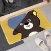 Badezimmer saugfähig Teppich Anime Teppich rein Farbe Badezimmer Tür Matte Herzförmiger Teppich Teppich Haushaltsboden Matte Fluffy Teppich 220511