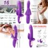 Nxy vibratorer g spot kanin vibrator vuxna sexleksaker för klitoris stimulering med 16 vibrationslägen Dual motoriska kvinnor par laddningsbara 220505