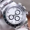 N V4 SA4130 Automatic Chronograph Mens Watch Ceramic Bezel White Black Dial Stick 904L OysterSteel Bracelet With Warranty Card Timezonewatch Super Edition R01