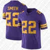 JJ McCarthy Aaron Jones Justin Jefferson TJ Hockenson Custom Football Jerseys 3 Addison KJ Osborn Harrison Smith Christian Cris Carter Brandon Powell