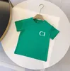 Çocuk Tshirts Ünlü Tasarımcı T Shirt Üstler Tees Erkek Kız İşlemeli Mektup Pamuk Kısa Kollu Kıyafetler Büyük Boyut 901606116263