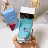 Parfum pour femme Spray Hommes Love Bleu clair 100 ml avec fragrance de charme de longue durée Lady Limited Livraison rapide avec boîte