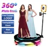 Stage Lighting 360 Photo Booth Degree Video Camera Wireless Automatic Machine Operation Slow Stand Motion Portable Rotating for Events Parties