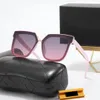 2022 Zonnebrillen Merken voor vrouwen Fashion Design -bril met hoge kwaliteit Italië Luxe Sunnies Coffee Classics Style UV 215D