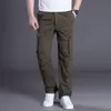 Mens Cargo Pants Mens Casual Multi Pockets Military Large Size Tactical Pants Men Outwear Army Straight Winter Pants Trousers 220704