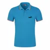 Designer Golf T Shirt Risvolto polo a maniche corte estate commercio abbigliamento azienda cultura logo ricamo camicia