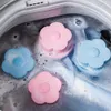 1 Stück Pflaumenblüten-förmiges Waschmaschinen-Dekontaminations-Haarentfernungsgerät, Schwimmer, Filtergewebe, Wäscheball, Waschschutzball, Reinigungsmittel