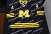 NCAA Michigan Wolverines Hockey Jersey Kent Johnson Brendan Brisson Nick Blankenburg Eric Ciccolini Nick Granowicz Michael Pastujov Johnny