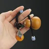 Keychains Wenwan Gourd kan öppna tibetanska smycken bilnyckelkedja hänge tillbehör för Keychains Forb22
