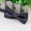 Infantil poliéster Bowtie Classic Solid Color Butterfly Wedding Party Cocondie Tuxedo Tuxedo Dicky Pet Bow Bow