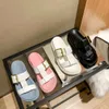 New Style Classic Thick-Soled Slippers Leather Buckle Latch Fashion Sandals Top Quality Candy Color Leisure Beach Shoes Flip-Flops Luxury Women's Fashion Slipper