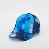 Tie-Dye Baseball Caps Sports Summer Breathe Hat Outdoor Travel Retro Vintage Designer Hats Sun Fashion Sunscreen Visor 8 Colors B8260