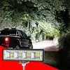 2 adet Güçlendirme Lambası 6 inç LED Düz Çalışma Işık Spot Işın Bar Araba SUV LED Offroad Sürüş Sis Lambaları