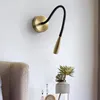 Стеновая лампа Nordic Современные светодиодные латунные творческие настройки гибкие лампы для помещений для гостиной в помещении.