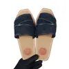 2022 Designers chinelos femininos sandálias planas slides planos