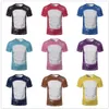 Multi Colours Sublimation Bleached Shirts Party Favor Transfer ciepła puste wybielacze koszulka poliester T-shirty amerykańskie kobiety
