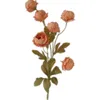 Uma série artificial de 6 cabeças de flores de flor das flores de flor Siik Peonia para casa de casamento decorativo Arranjo floral