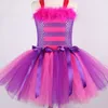 Cheshiree Cat Tutu Dress for Girls Halloween Costumes Kids Animal Dresses with Beadband Princess Girl Firth Farty Stabits 220428917106